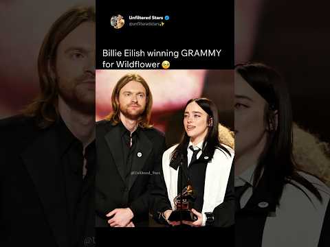 Billie Eilish Wins a GRAMMY for “Wildflower” 🥹🏆