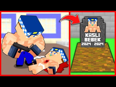 KASLI KEREM KOMİSER'İN KASLI BEBEĞİ ÖLDÜ! 😱 - Minecraft ZENGİN FAKİR HAYATI