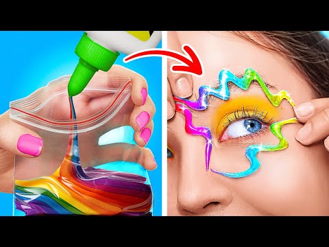 KERAJINAN MAKEUP DENGAN LEM TEMBAK! Solusi Kecantikan Pintar yang Pasti Kamu Suka oleh 123 GO! GOLD