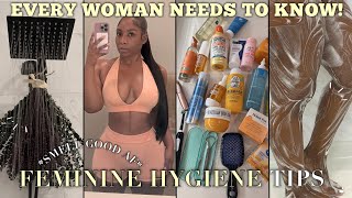 10 FEMININE HYGIENE TIPS EVERY GIRL NEEDS TO KNOW! | HOW TO SMELL GOOD ALL SUMMER + FIGHT ODOR/SWEAT