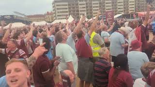 West Ham v Fiorentina Fan zone, Bowen's on fire...