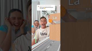 Trying the Perfect Pitch Filter 👀🎶 (THE END! 🤣) | Jasmin and James #Shorts