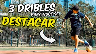 3 DRIBLES DIFERENTES QUE VÃO MUDAR O SEU JOGO!🔥- APRENDA