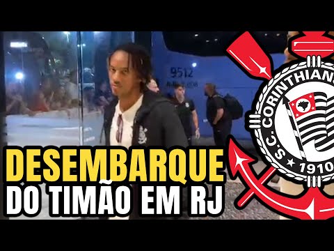 TIMÃO CHEGOU! DESEMBARQUE DO CORINTHIANS NO RIO DE JANEIRO PARA PARTIDA CONTRA O BOTAFOGO