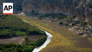YouTube video thumbnail: Texas Landowners Fight Back Against Trump's Border Wall