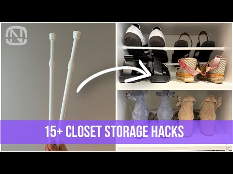 15+ Genius Hacks for Organizing Your CLOSET