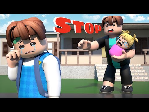 ROBLOX Brookhaven 🏡RP - SAD STORY: The Bacon Hair Run Away From Home | Roblox Sun