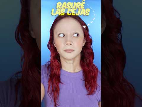 Me RASURÉ las ¡CEJAS! 💀😱 *Mi novio reacciona*