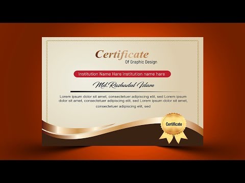 Creating a Professional Certificate Using -...