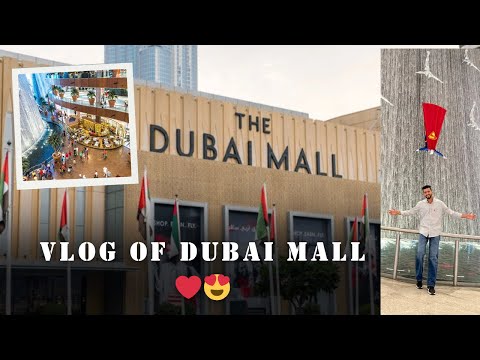 Dubai Mall 🇦🇪 UAE , Dubai City Walking Tour ,Burj Khalifa ,Ice rink ,Dubai Aquarium , #dubaimall