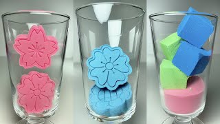Very Satisfying and Relaxing, Kinetic Sand ASMR, Drop and squish