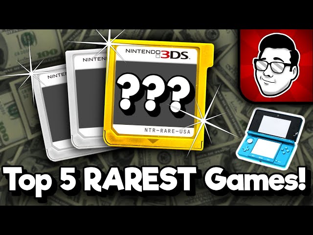 Top 5 RAREST Nintendo 3DS Games! [USA] | Nintendrew