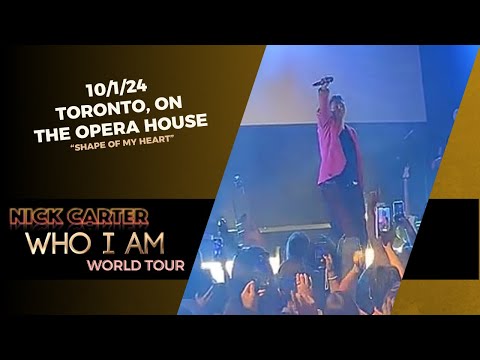 Nick Carter - Instagram Live 10/1/2024 - Toronto, ON - Who I Am Tour