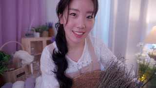 ASMR 여름날 🫧 라벤더 힐링 스킨케어 💜🪻 Healing Lavender Facial Spa