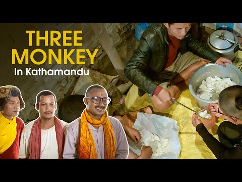 3 Monkeys in Kathamandu | Nepali Movie Comedy Scene | Resham Firiri, Saroj KC, Dilip Tamang