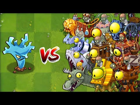 PvZ 2 Shuttle Final Bosses - Electric Pine Premium Plants Power-Up vs ALL Final Bosses Fight!