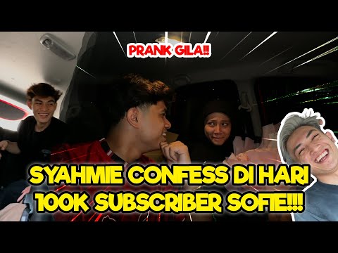 SYAHMIE LUAH PERASAAN DEKAT SOFIE??SOFIE PEREMPUAN PERTAMA YANG DAPAT HADIAH SPECIAL DARI SYAHMIE!!!