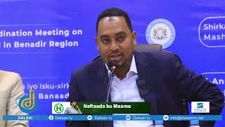 Shirka Lix bilood laha Cafimaadka Gobolka banaadir oo ka furmay Muqdisho iyo masuuliyiin katirsan.