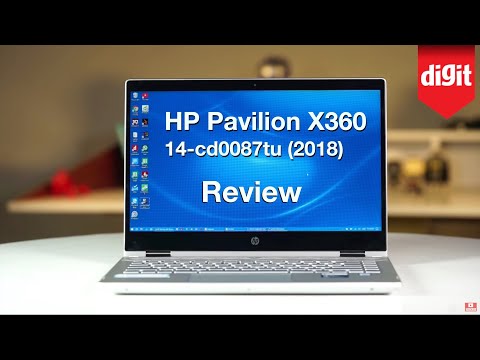 (ENGLISH) HP Pavilion x360 14-cd0087tu (2018) In-depth Review - Digit.in