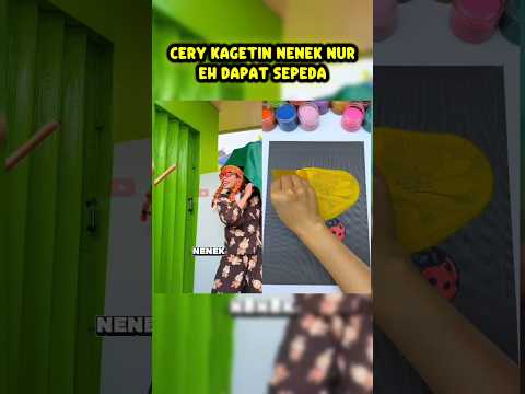 CERY KAGETIN NENEK NUR,EH DAPAT SEPEDA😂😁 | source @nurrayni25real #drama #pov #shorts #trending #fyp
