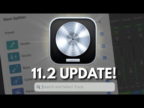Logic Pro 11.2 Update! Improved Stem Splitter, Track Search, More