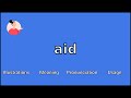 Understanding the Concept of Aid