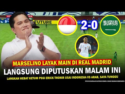 🔵 KEMENANGAN FANTASTIS ‼️ Keputusan Erick Thohir Usai Hasil Timnas Indonesia VS Arab Saudi, Ditunggu