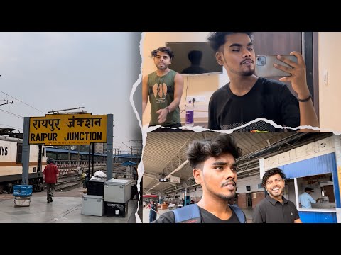 Travel To Raipur 🚇 || First Time Trevel To Raipur | RohitRajVlogs || With SinuRox