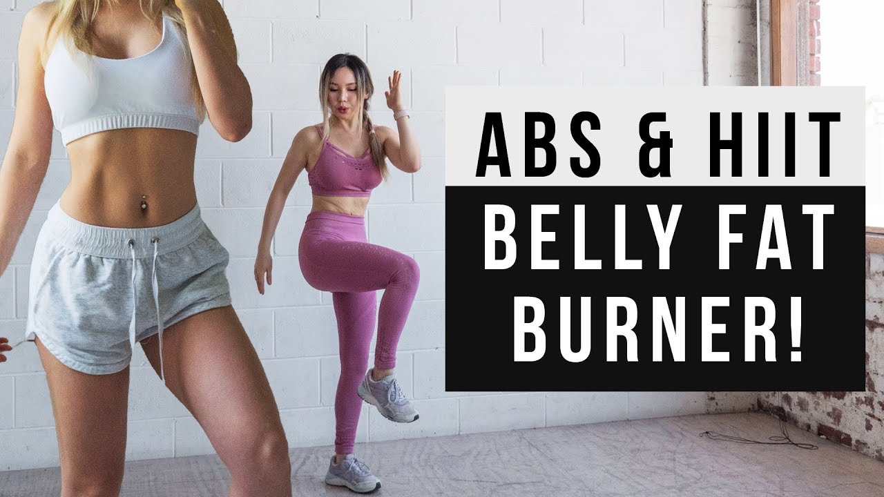 Belly Fat Burner Workout 20 MIN ABS & HIIT CARDIO Workout At Home No Jumping alt