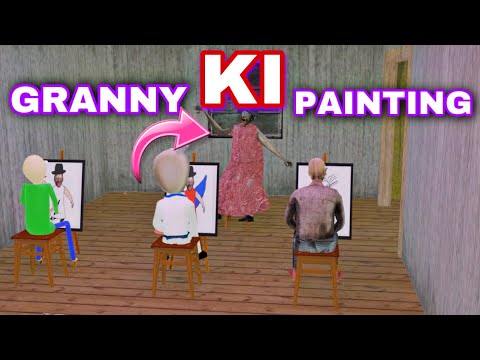 Granny ki painting #shorts #shortsfeed || granny funny video
