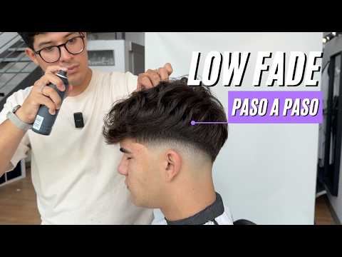 Cómo hacer DEGRADADO BAJO - LOW FADE con Textura Fringe