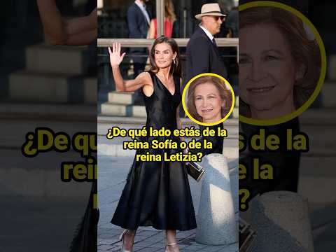 ¿De qué lado estás, de la reina Sofía o de la reina Letizia?#celebrity #queensofía #queenletizia