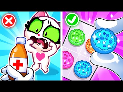 Pizza or Pill 😱 Dentist Story and Doctor Visit for Kids 💊 Healthy Pizza