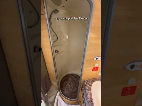Turbulence in the Emirates A380 shower?😱