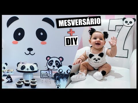 🎈 FESTA PANDA 🐼 7° MÊSVERSÁRIO DA MANUH