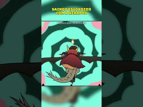 SAINDO ESCONDIDO COM A HEKAPOO #starvsasforçasdomal #desenhoanimado