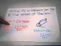 Angular and Linear Velocity Concepts