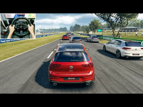 Assetto Corsa EVO Early Access - Volkswagen Golf 8 GTI FIRST RACE | Thrustmaster T300RS gameplay