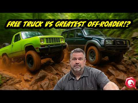 I Rebuilt A Totaled Land Cruiser And RACED My FREE Dodge Ramcharger!