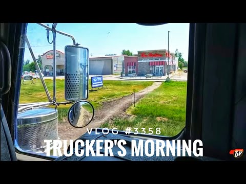 TRUCKER'S MORNING | My Trucking Life | Vlog 3358