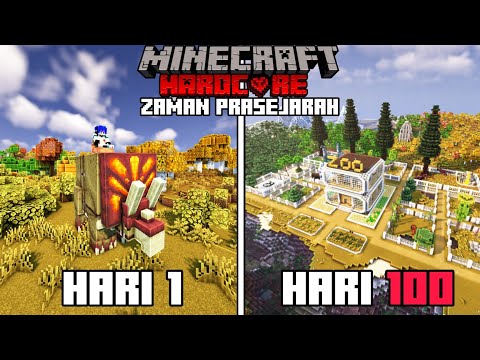 100 Hari di MInecraft Hardcore Zaman Prasejarah