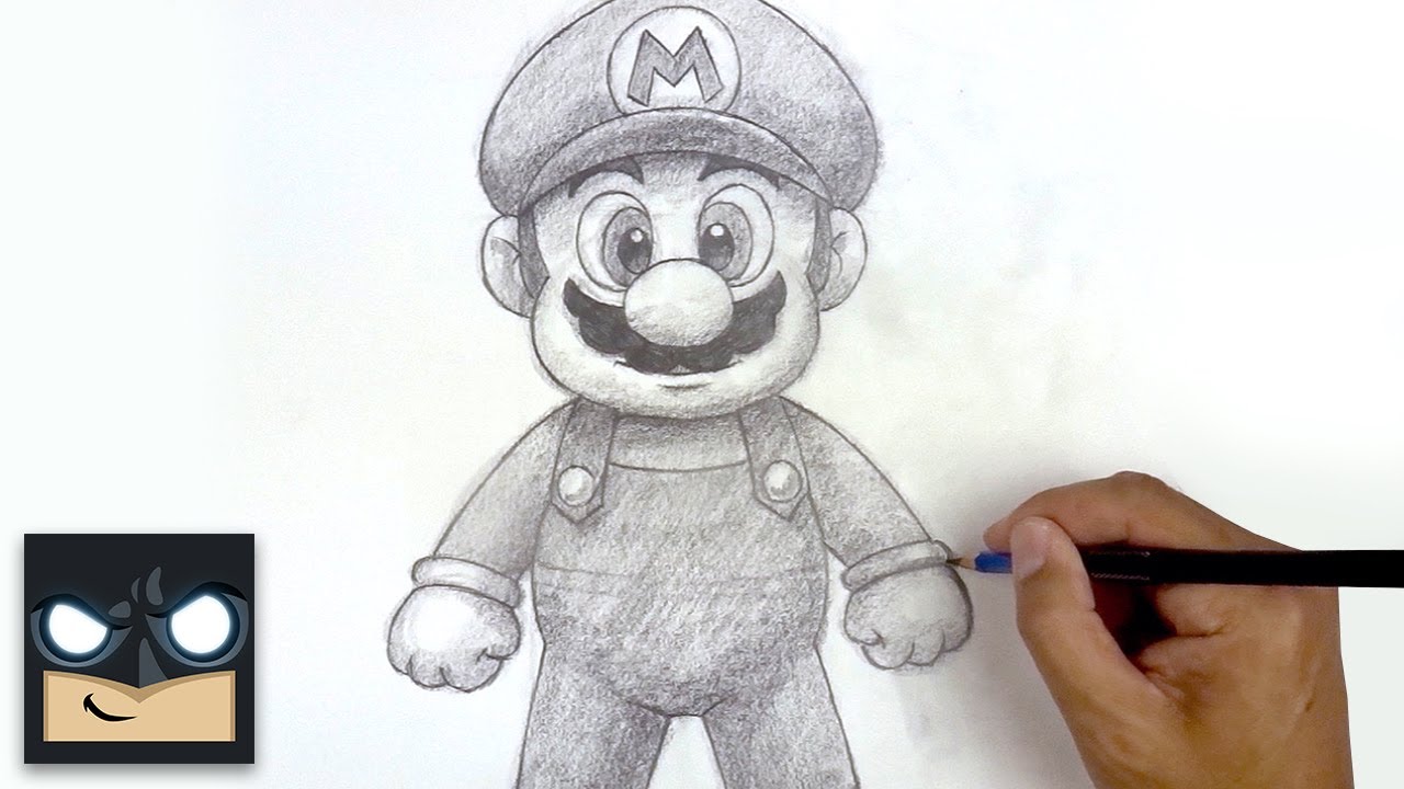 How To Draw Super Mario - Sketch Saturday