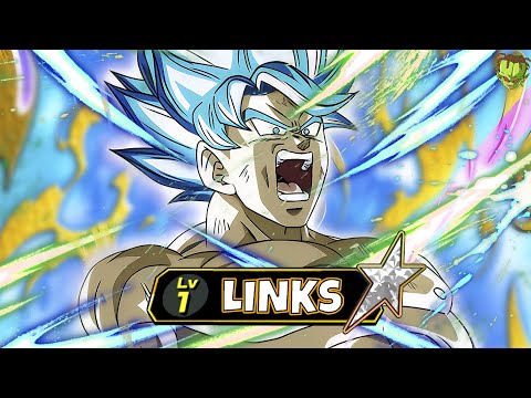 NO HEROES TEAM! GOKU BLUE UNIVERSAL 55% NO DUPES LINKS 1 SHOWCASE | Dokkan Battle