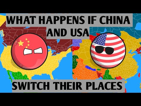 CountryBalls - Omg😱 - What Happens If China And USA Switch Their Places??🤔