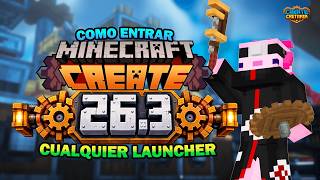🟩Como jugar CREATE en Minecraft 26.3 || servidor create! SMP Custom