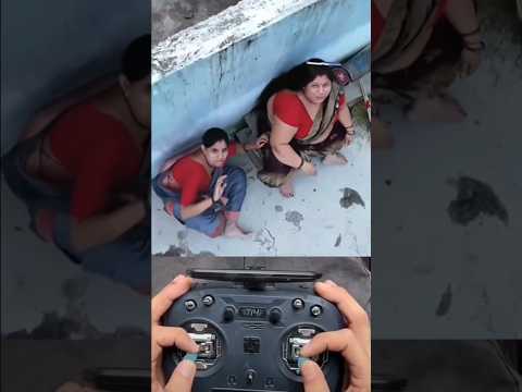 Drone Se Tun Tun Mausi Dar Gayi ๐คฃ || Drone Prank Gone Wrong ๐ฑ || #shorts #drone #prank #funny