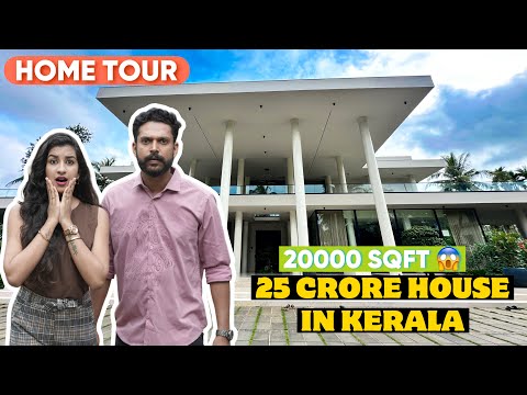 25 CRORE HOUSE IN KERALA 😱 | HOME TOUR | 20000 SQFT | ULTRA LUXURY MANSION 🔥
