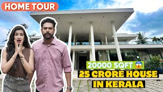 25 CRORE HOUSE IN KERALA 😱 | HOME TOUR | 20000 SQFT | ULTRA LUXURY MANSION 🔥