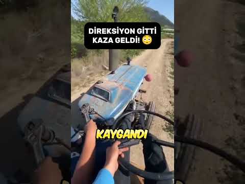 Direksiyon Gitti Kaza Geldi! 😳
