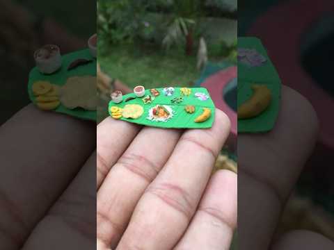 SADHYA MINIATURE-part-1 ,❌i did a wrong thing…❌only malayalees knows that 😀#onam #shorts